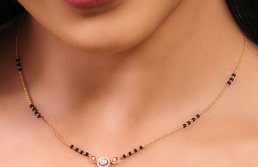 A spectacular piece of jewellery for the modern bride is a mangalsutra.