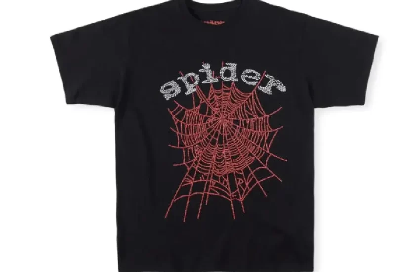 Black Sp5der T-Shirt For Unisex