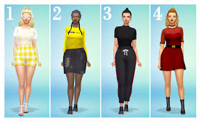 Sims 4 clothes ideas